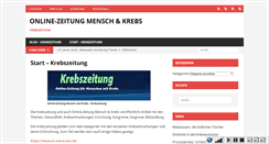 Desktop Screenshot of mensch-und-krebs.de